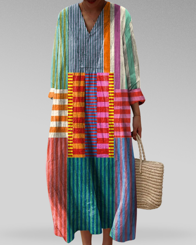 Pia - Boho Maxikleid