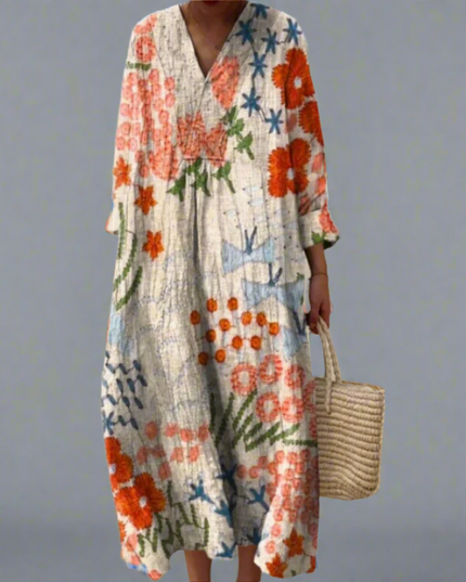 Helmine - Boho Maxikleid