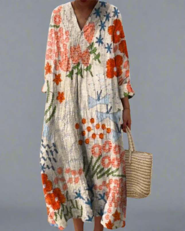 Helmine - Boho Maxikleid