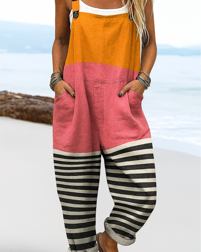 Helene - Künstlerischer Overall-Jumpsuit