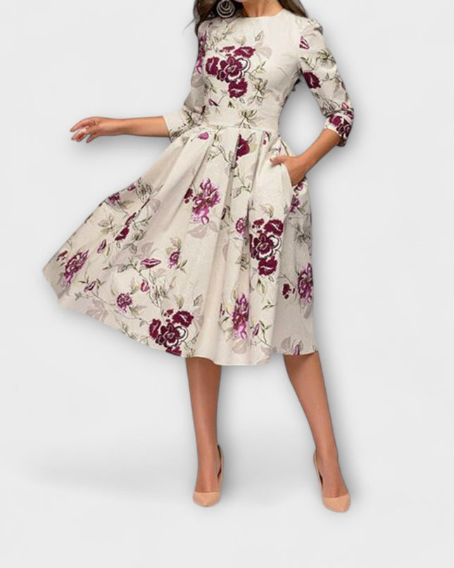 Xenia - Elegantes knielanges Kleid
