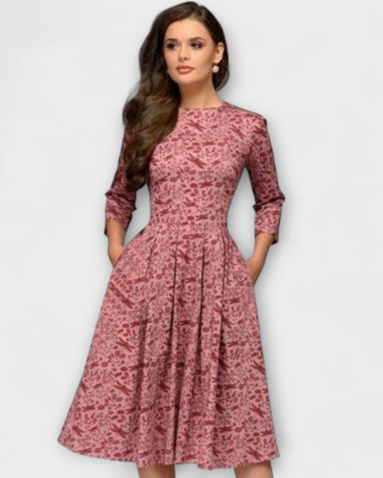 Xenia - Elegantes knielanges Kleid