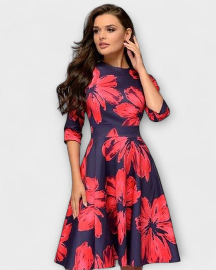 Xenia - Elegantes knielanges Kleid