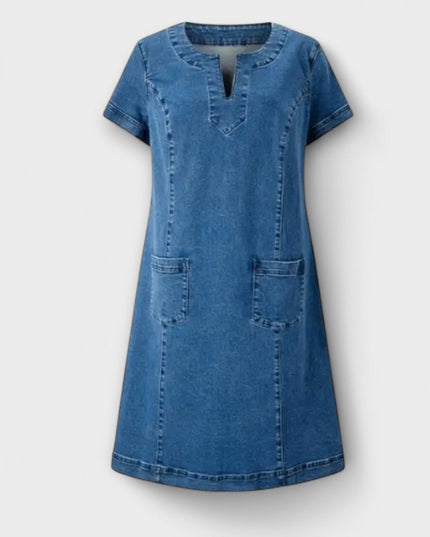 Neele - Weiches Denim Kleid