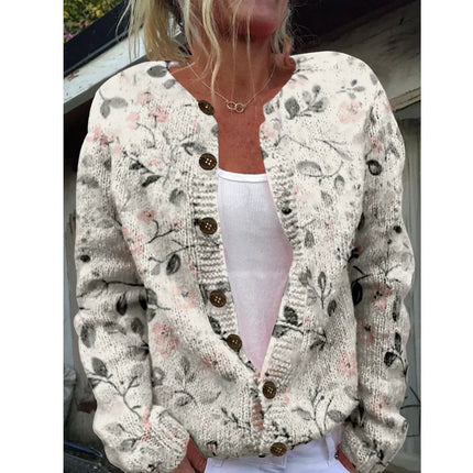 Vea - Schicke Strickjacke mit Print