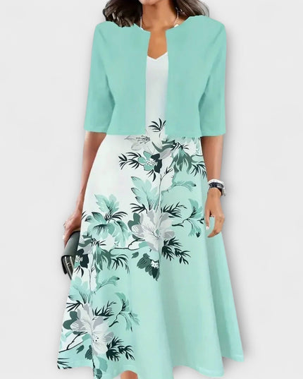 Miriam - Damen Midi Kleid mit Blazer