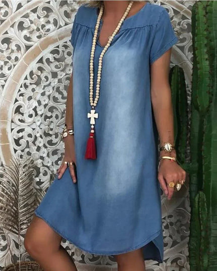 Rosamund -  Lässiges Jeans Sommerkleid