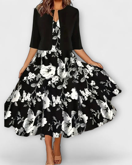 Miriam - Damen Midi Kleid mit Blazer