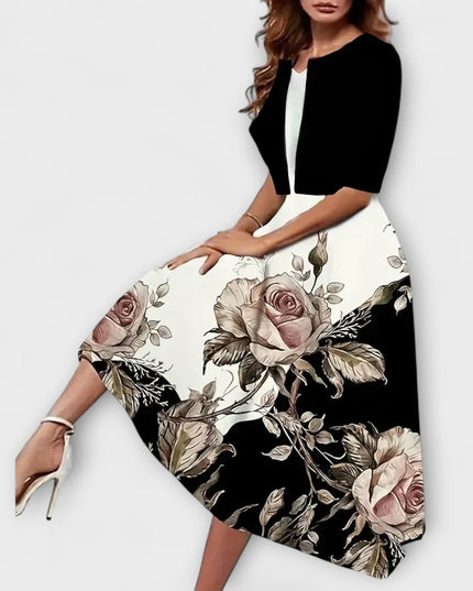 Miriam - Damen Midi Kleid mit Blazer
