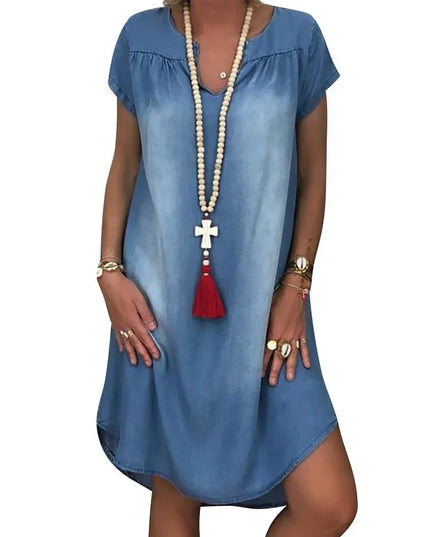 Rosamund -  Lässiges Jeans Sommerkleid