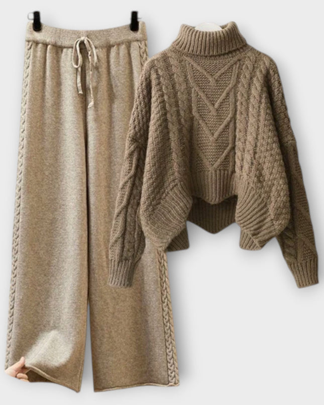 Alina – Zweiteiliges Strickset Mit Eleganter Silhouette