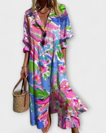 Jorinde - Schmeichelhaftes Maxikleid mit Bauchbedeckung