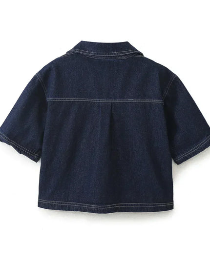 Adalind - Denim Set mit V-Ausschnitt