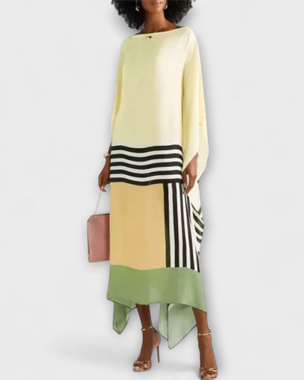 Anke - Locker geschnittener geometrischer Kaftan