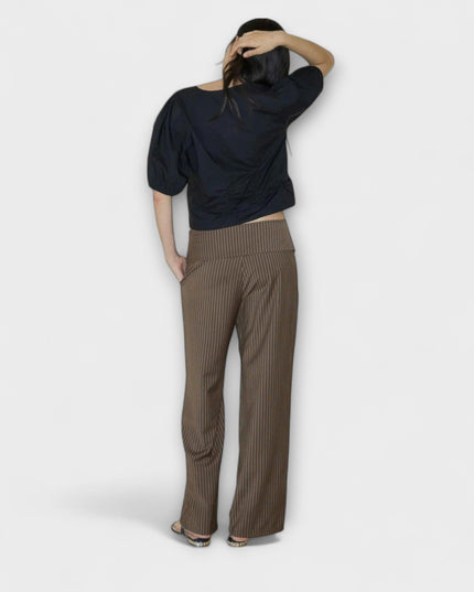 Helena – Weit Geschnittene Hose Mit Falt-Detail