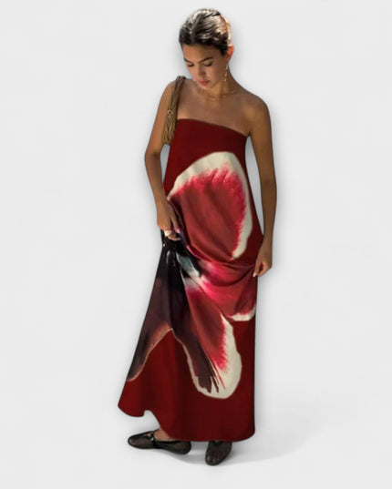 Anastasia - Schickes Off-Shoulder Ärmelloses Maxikleid