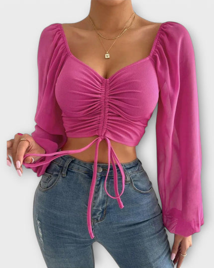 Jacqueline - Vielseitige Abendbluse