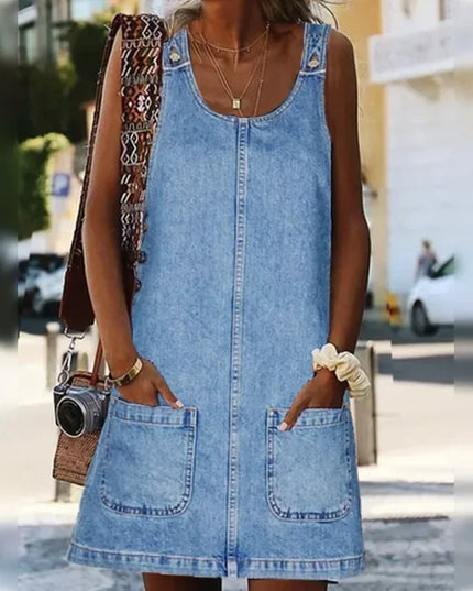 Hannelind - Praktisches Jeans-Sommerkleid