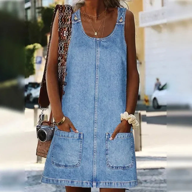 Hannelind - Praktisches Jeans-Sommerkleid