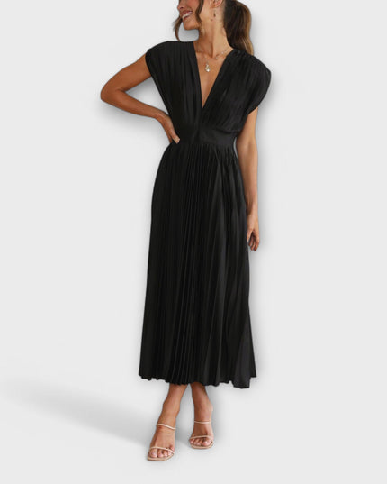 Justine - Stilvolles Faltenkleid