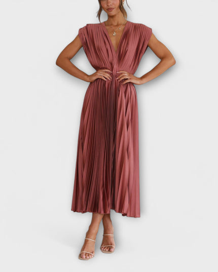 Greta - Stilvolles Faltenkleid
