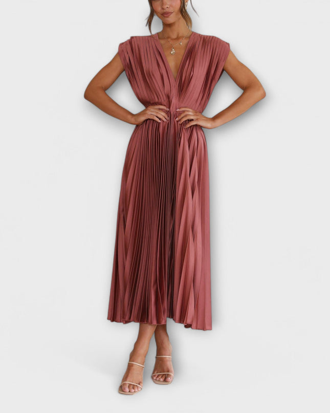 Justine - Stilvolles Faltenkleid