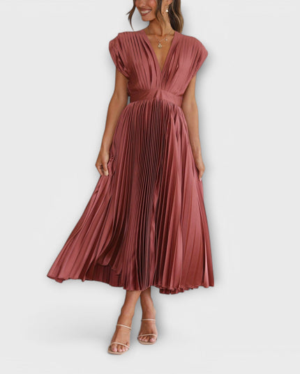Greta - Stilvolles Faltenkleid