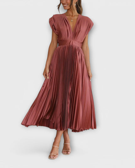 Greta - Stilvolles Faltenkleid