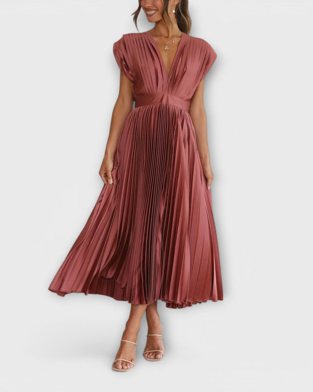 Greta - Stilvolles Faltenkleid
