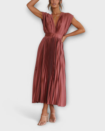 Justine - Stilvolles Faltenkleid