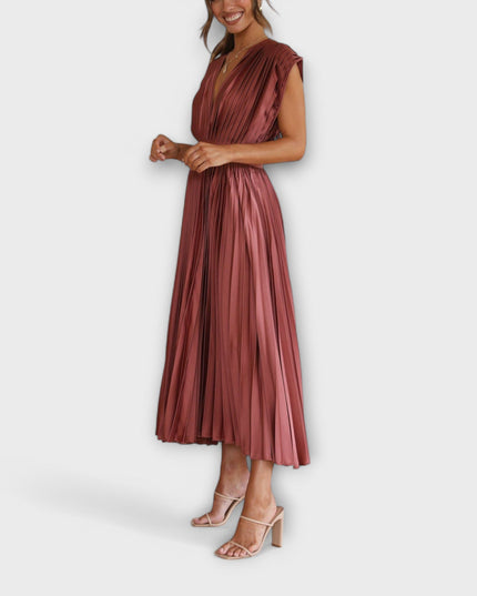 Justine - Stilvolles Faltenkleid