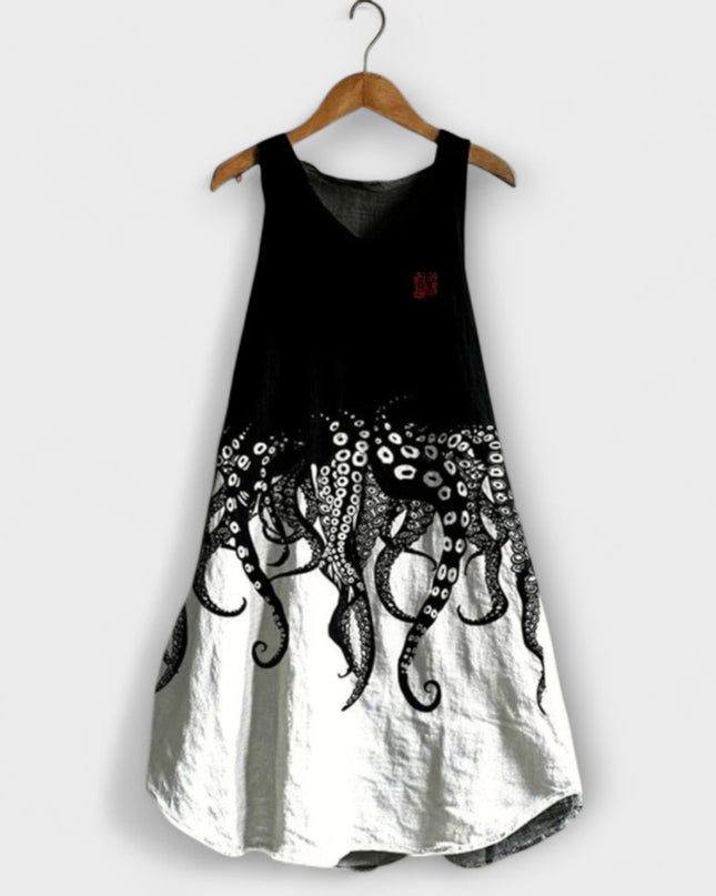 Wilhelmine - Künstlerisches Tank-Top-Kleid