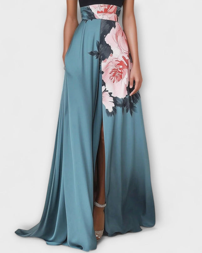 Julitta - Floral A-Line Maxikleid