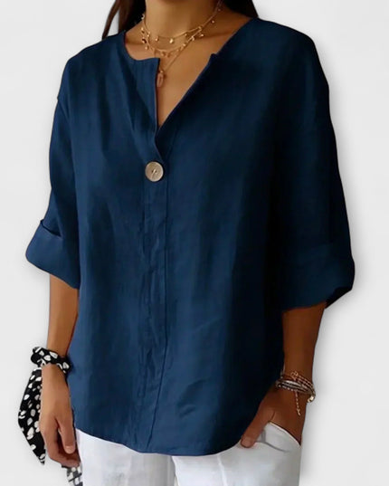 Karina - Stilvolle Bluse mit V-Ausschnitt