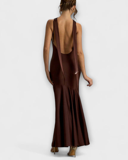 Therese - Elegantes Maxikleid aus Satin
