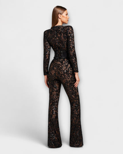Regina - Spitzen-Jumpsuit mit Korsett