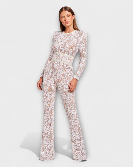 Regina - Spitzen-Jumpsuit mit Korsett