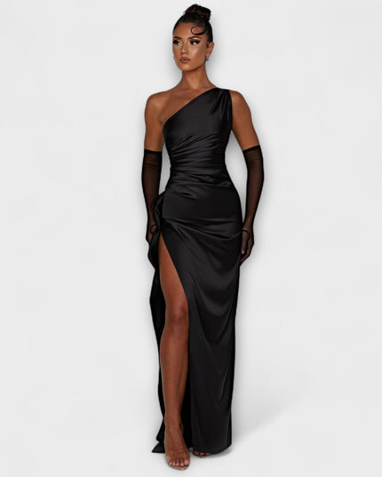 Mathilda - One Shoulder Maxikleid