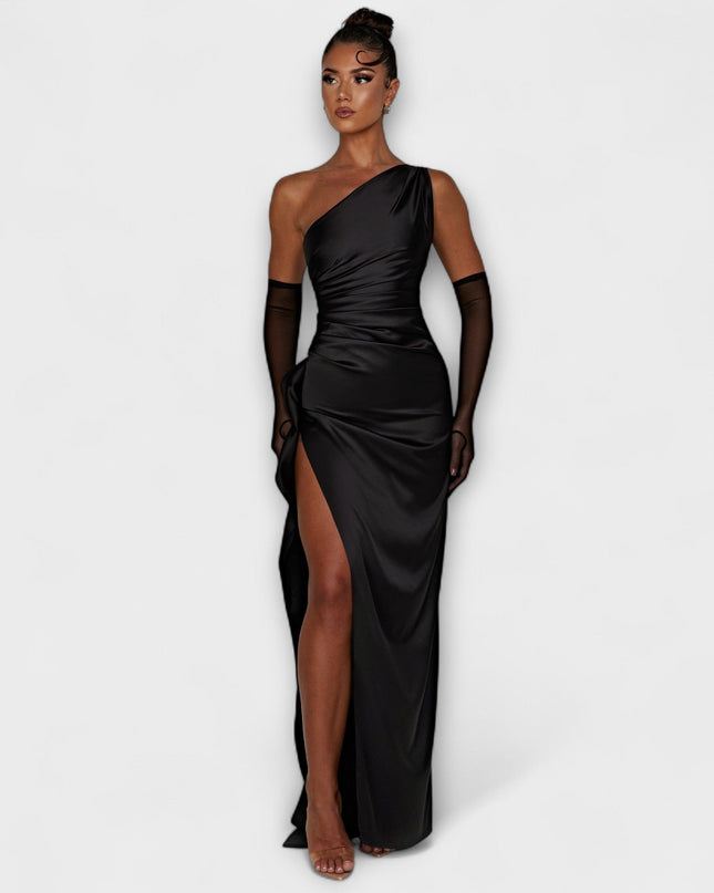 Mathilda - One Shoulder Maxikleid