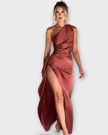 Mathilda - One Shoulder Maxikleid