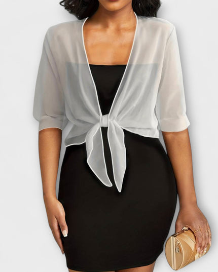 Olivia - Bluse mit offener Vorderseite