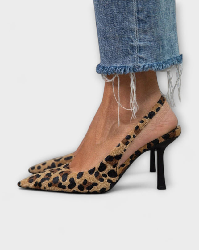 Liorina – Slingback mit Leoparden Look