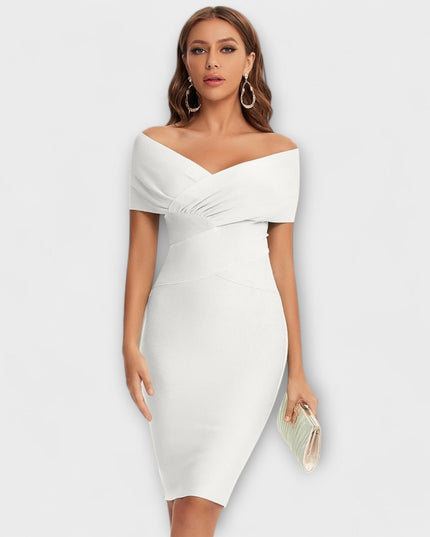Constanze - Elegantes Kleid mit V-Ausschnitt