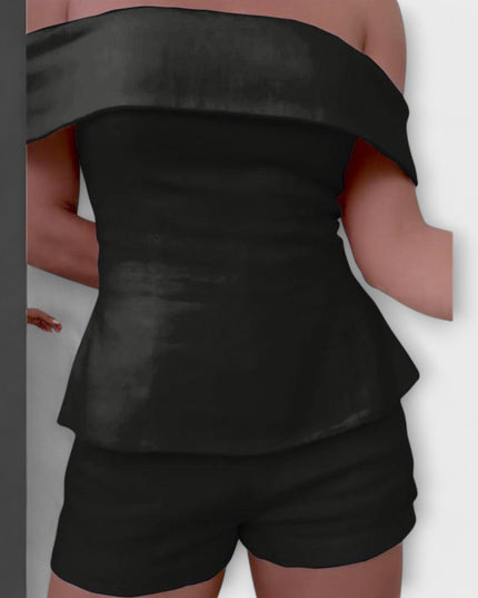 Fredrika – Weißes Freizeit-Ensemble mit Eleganz-Twist