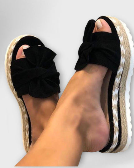 Franka - Orthopädische Sandalen mit Fliege