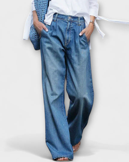 Liesa - Hochwertige Jeans mit weitem Bein