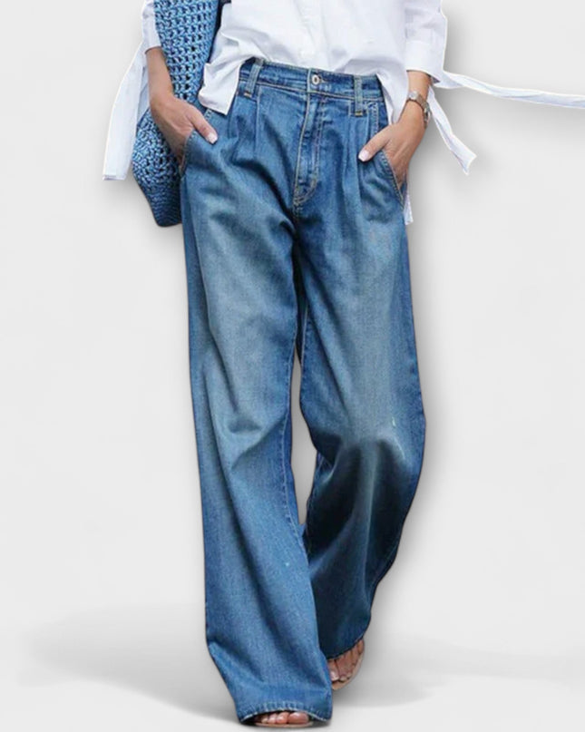 Liesa - Hochwertige Jeans mit weitem Bein