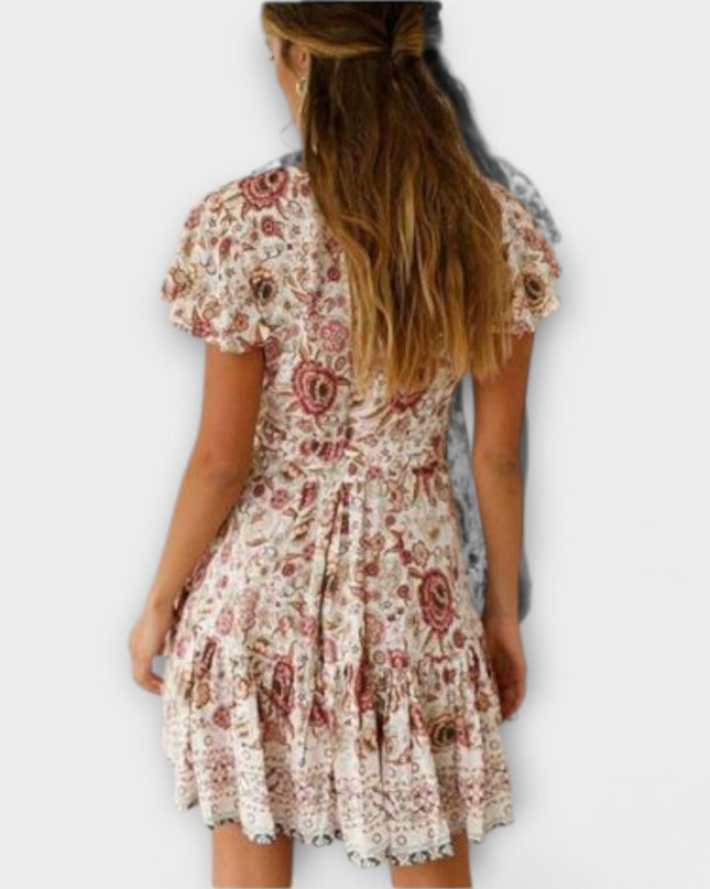 Theresia - Kurzes Boho-Kleid