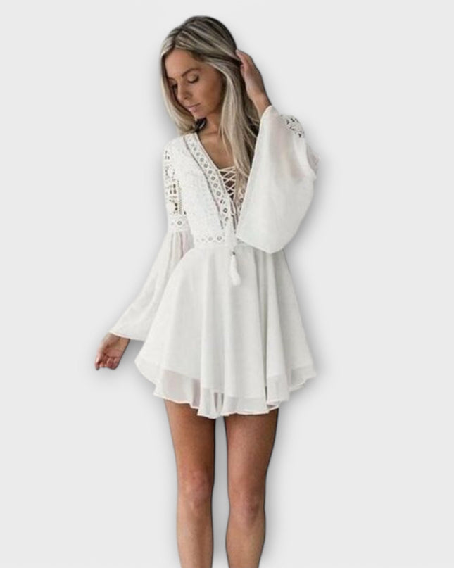 Traute - Kurzes Boho-Kleid