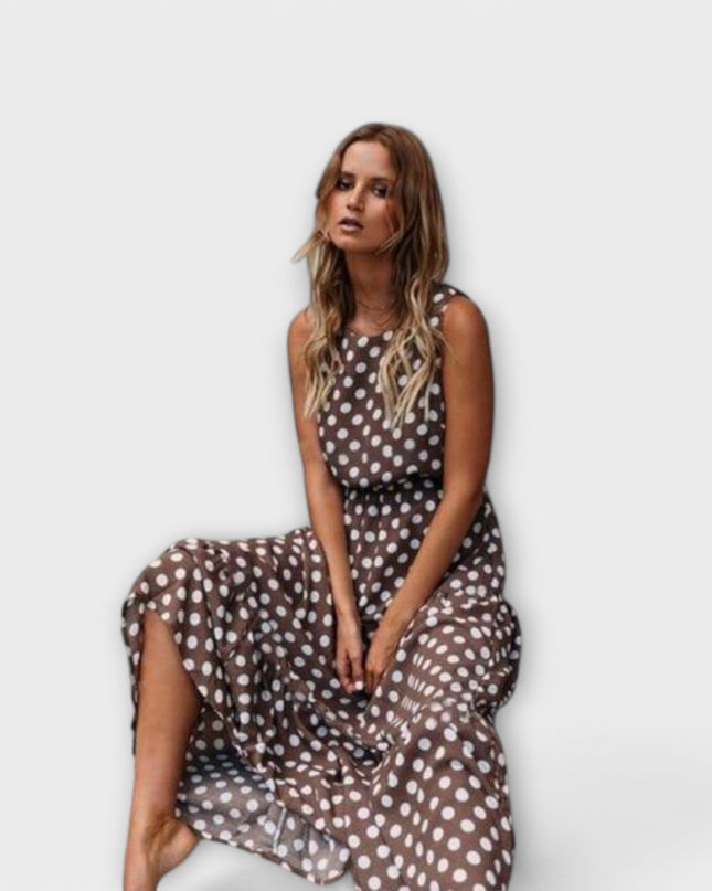 Florinda - Boho-Midikleid mit Tupfen